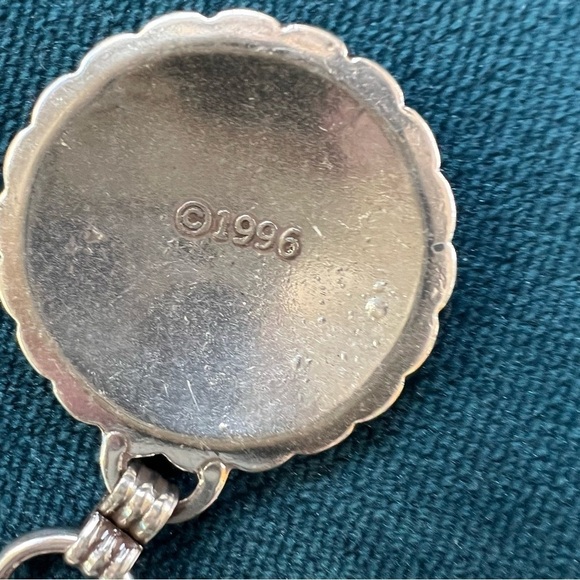 VINTAGE SILVER CONCHO CHAIN BELT 1996 EXCELLENT CONDITION - Picture 7 of 8